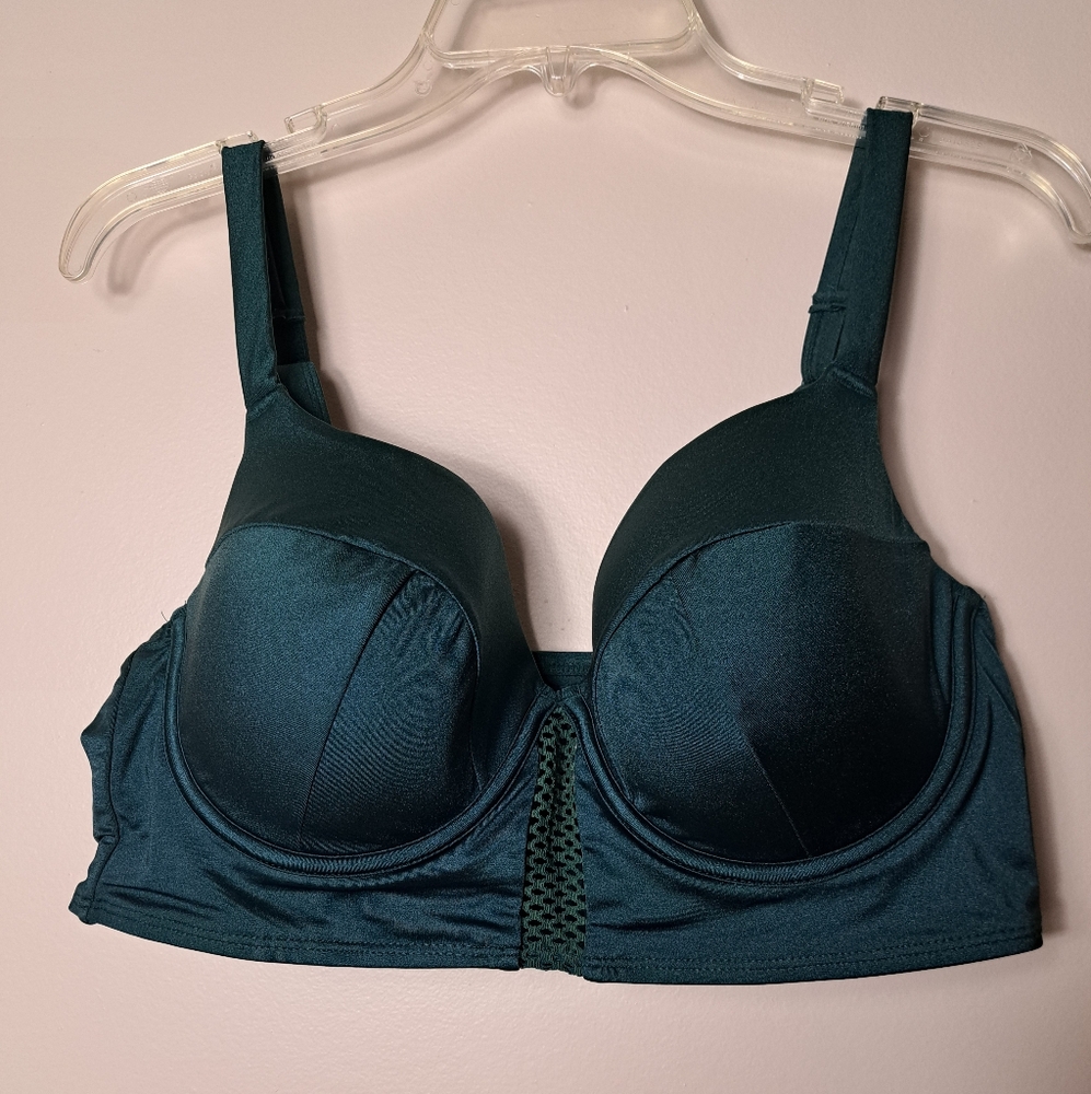 Swim by Cacique Green Bikini Top Size 36DDD - Beach - Vacation - Picture 4 of 14